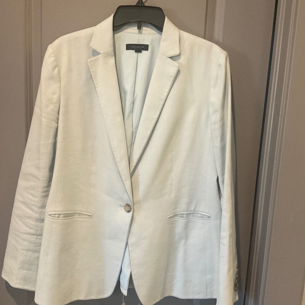 Light power blue blazer